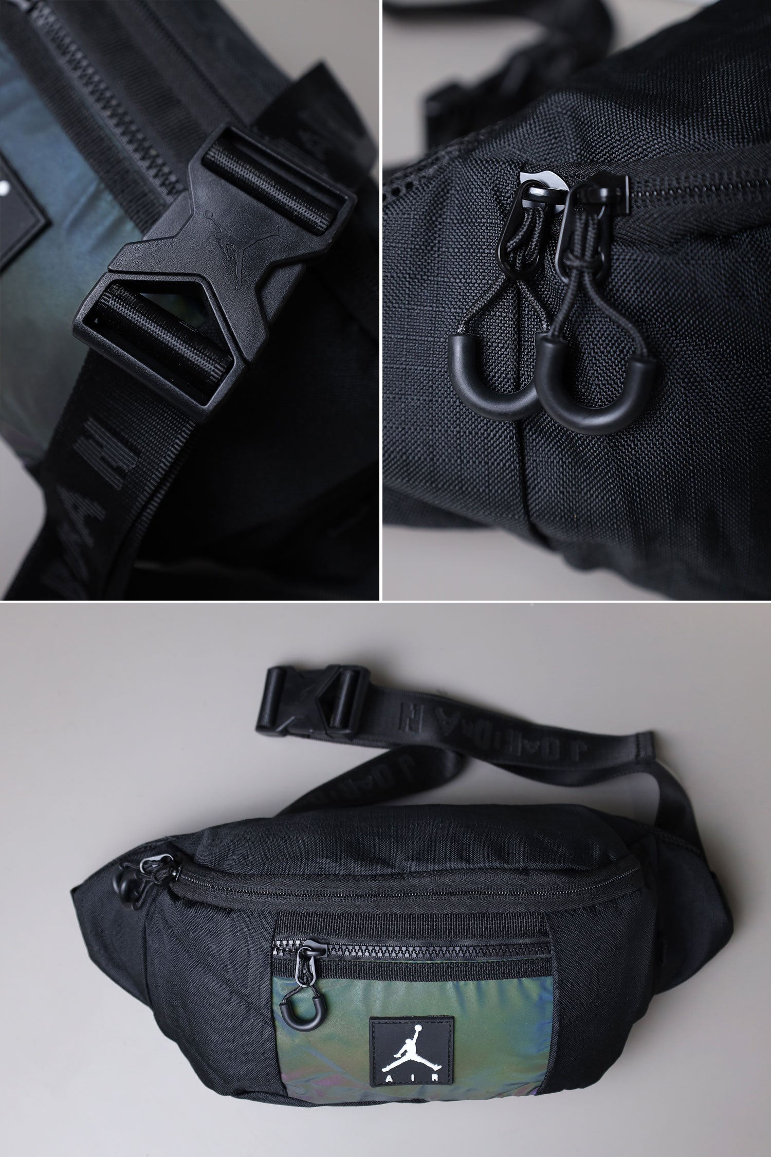 Jrdn Air Single-Shoulder Waist Bag | Black