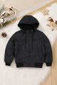 Bomber Detachable Hood Imported Kid's Puffer Jacket