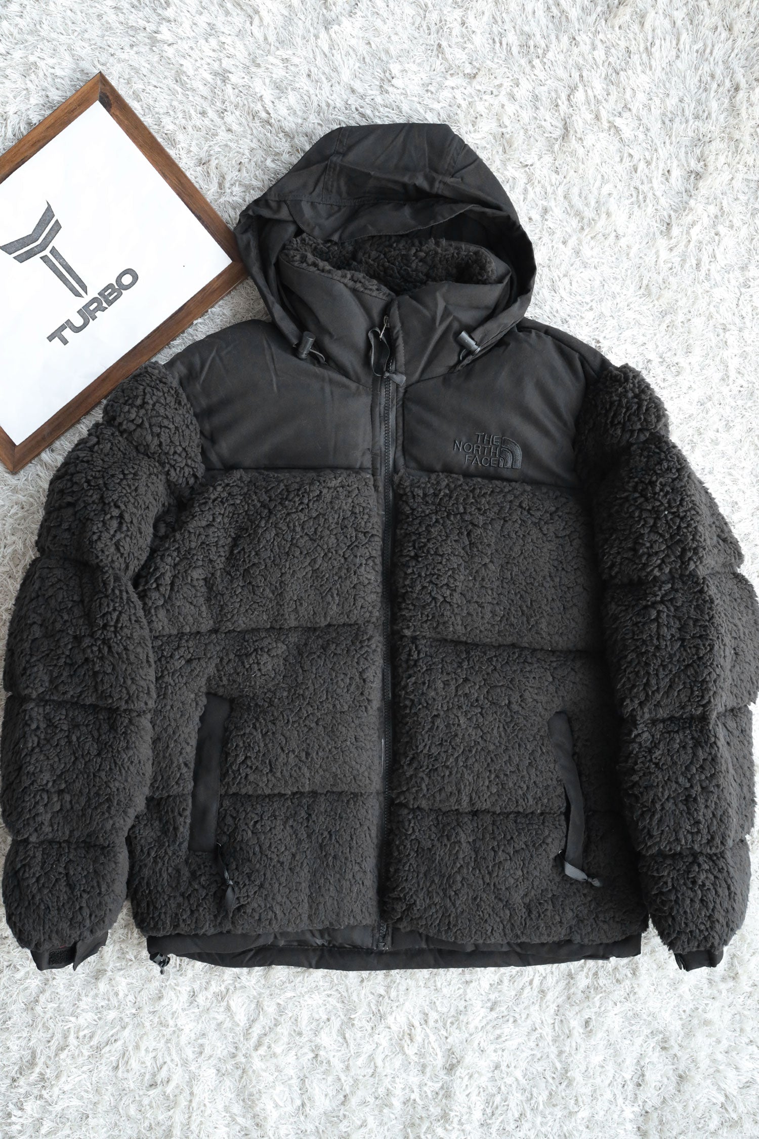 The Nrth Fce Sherpa Fleece Padded Imported Puffer Jacket