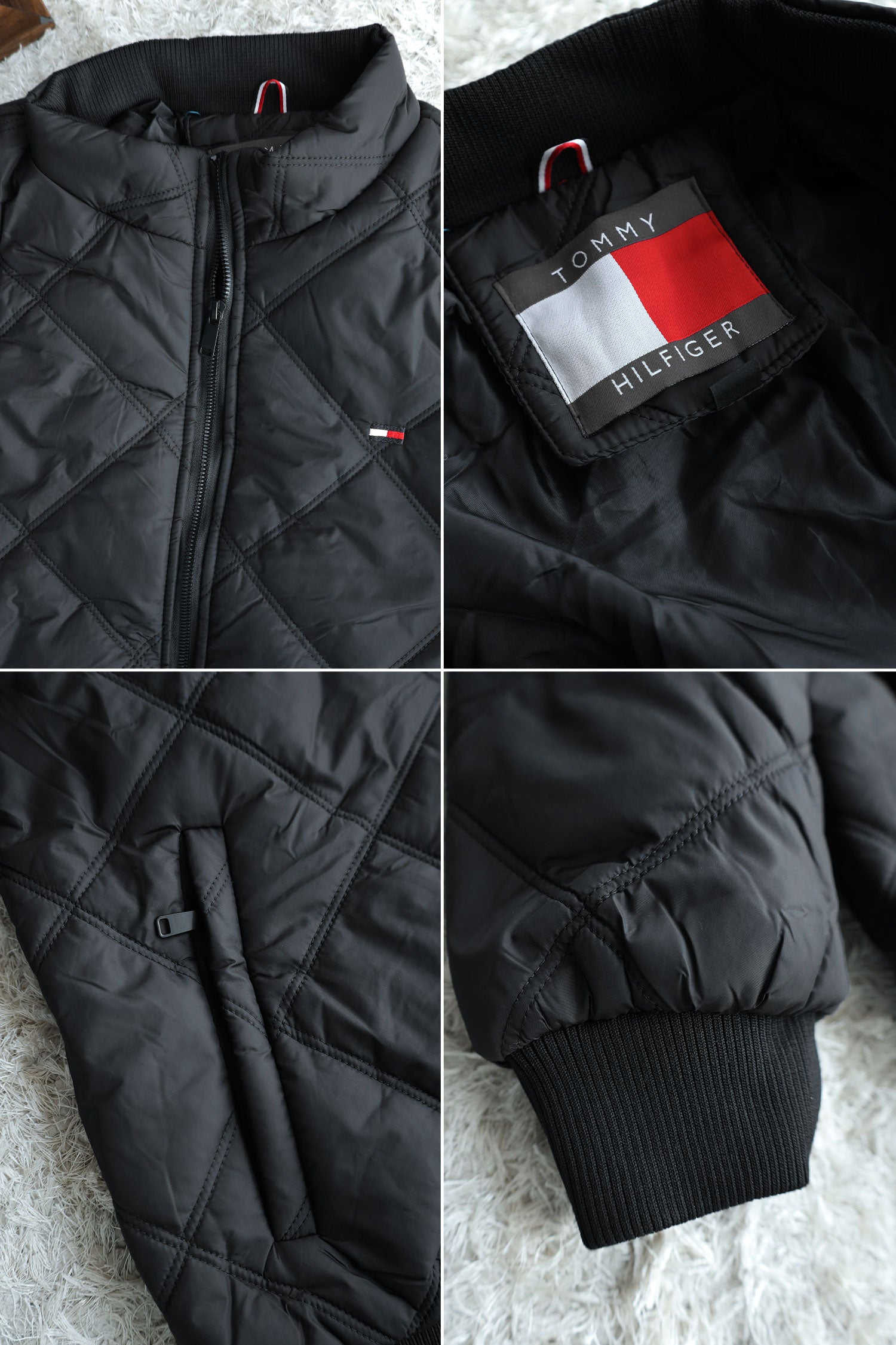 Tmy Dual Stitch Padded Imported Puffer Jacket