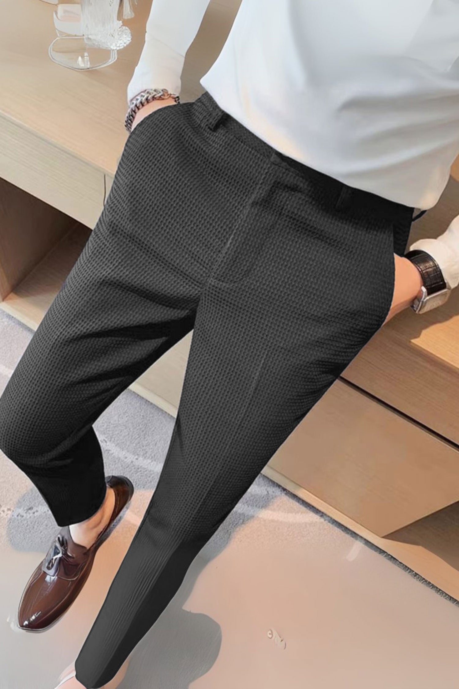 Turbo 'Apex' Elite Series Slimfit Waffle Pant