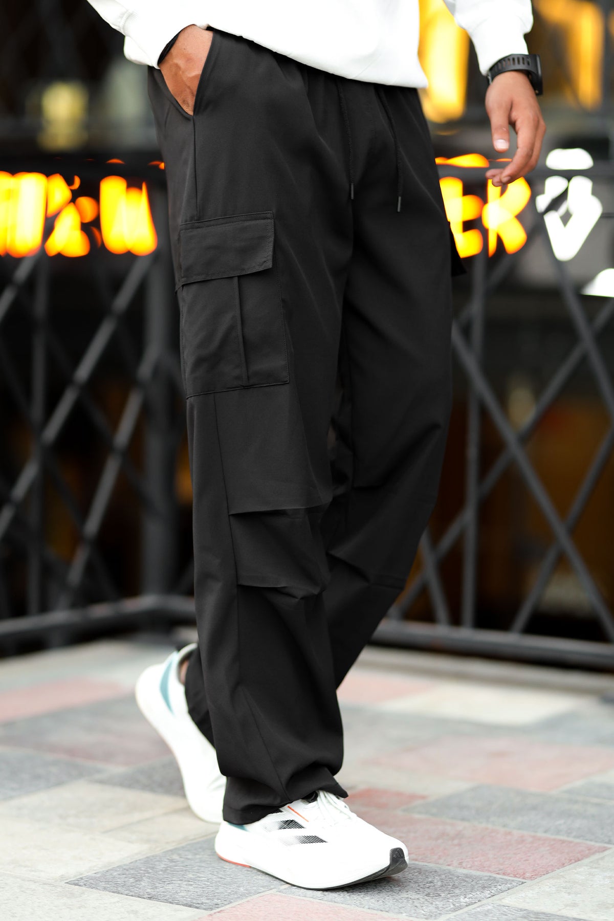 Turbo Micron Imp Cargo Trouser In Black