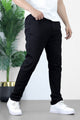 Turbo Elegant Denim Slim-Fit Jeans In Black