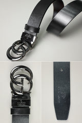 G Metal Alloy Automatic Buckle Branded Belt