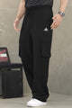 Adds Safari Style Drawcord Loose Bottom Trouser