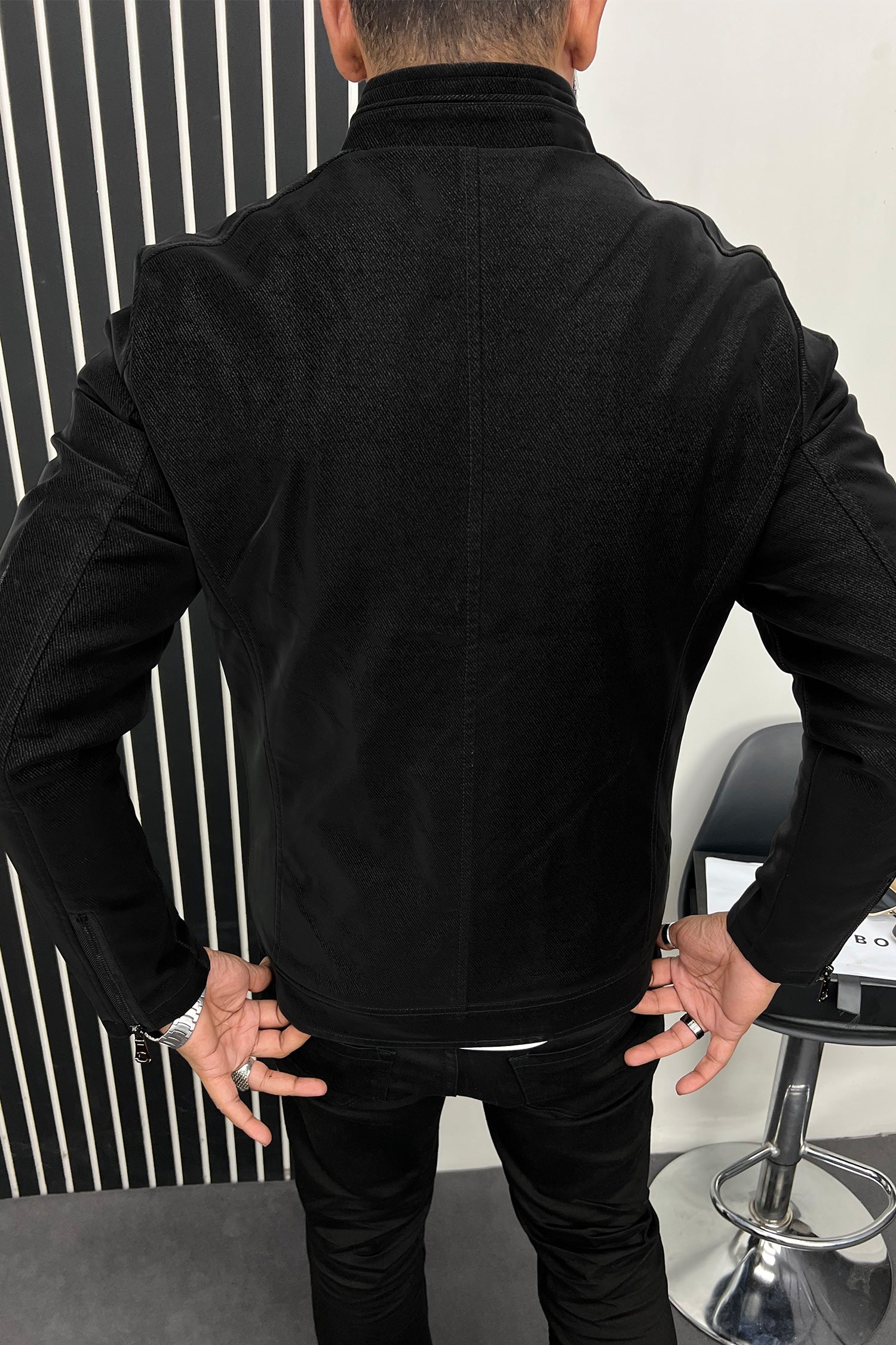 Show Off Classic Men's Imported Suede Leather Jacket