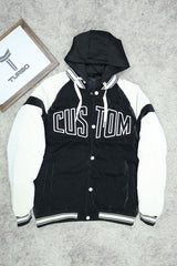 Custom Two Tone Premium Padded Imported Puffer Jacket