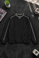 Turbo Minimal Piping Imported Round Neck Men's Sweatshirt