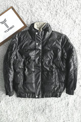 Sherpaa Inside Collar Quilted Padded Imported Puffer Jacket