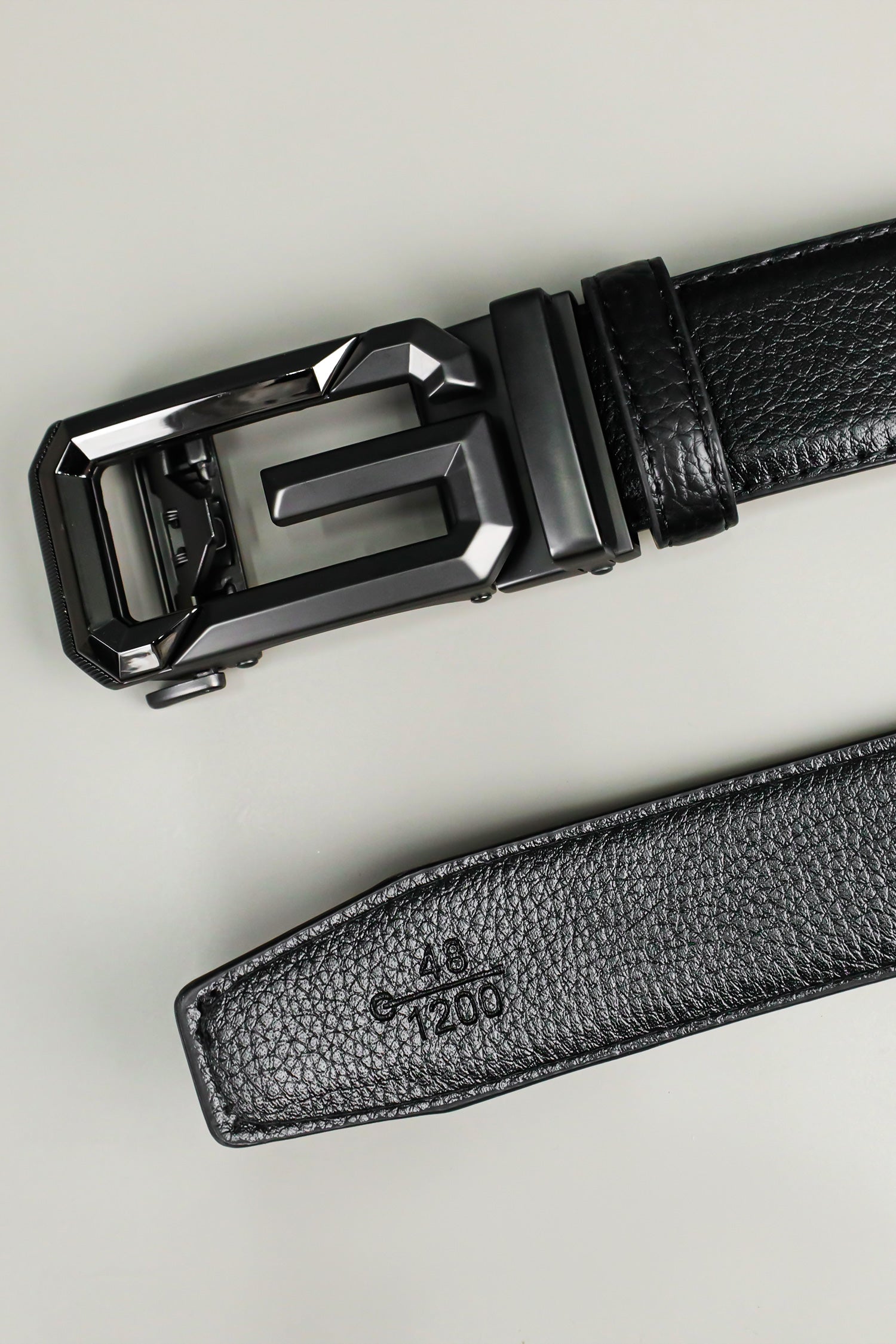 G Metal Alloy Automatic Buckle Branded Belt