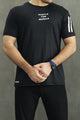 Turbo Hustle For Muscle Imp Dry-Fit Tee In Black