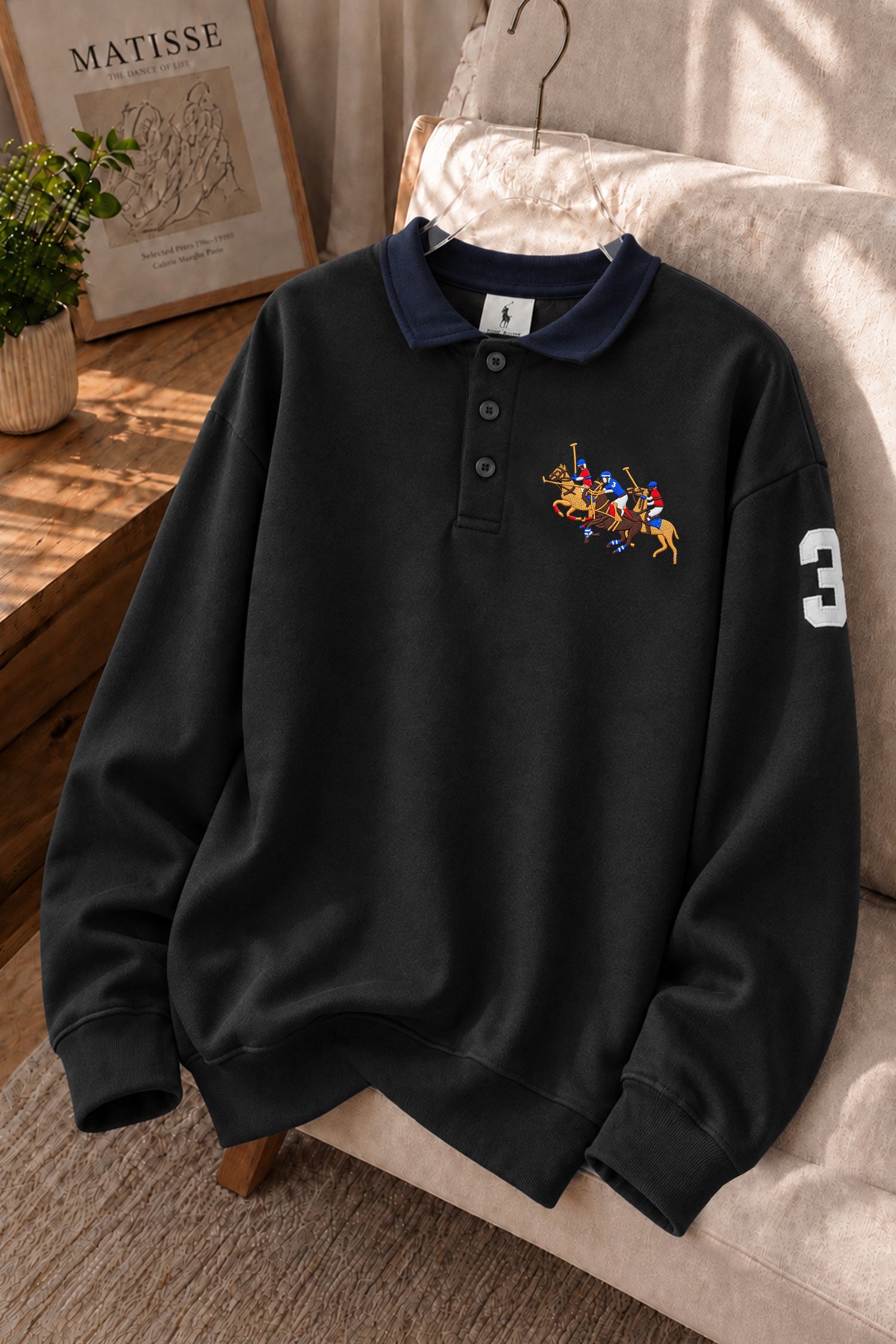 Polo Signature Elite Men's Sweatshirt In Black
