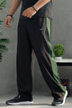 Lscte ColorBlock Side Panel Loose Bottom Trouser In Black