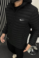 Nke Hooded Imported Puffer Jacket