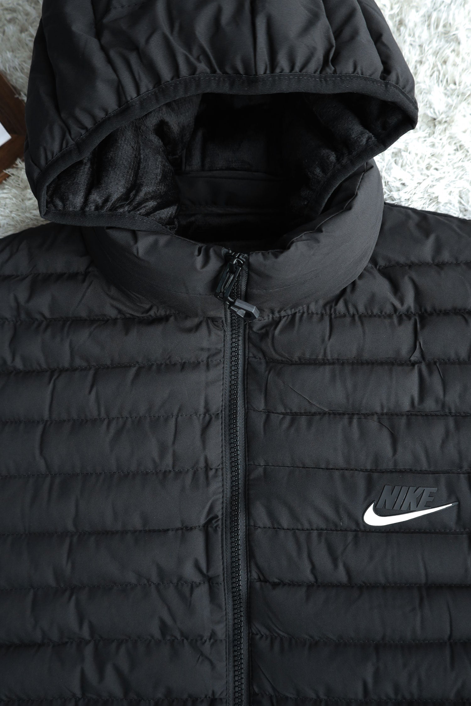 Nke Hooded Imported Puffer Jacket