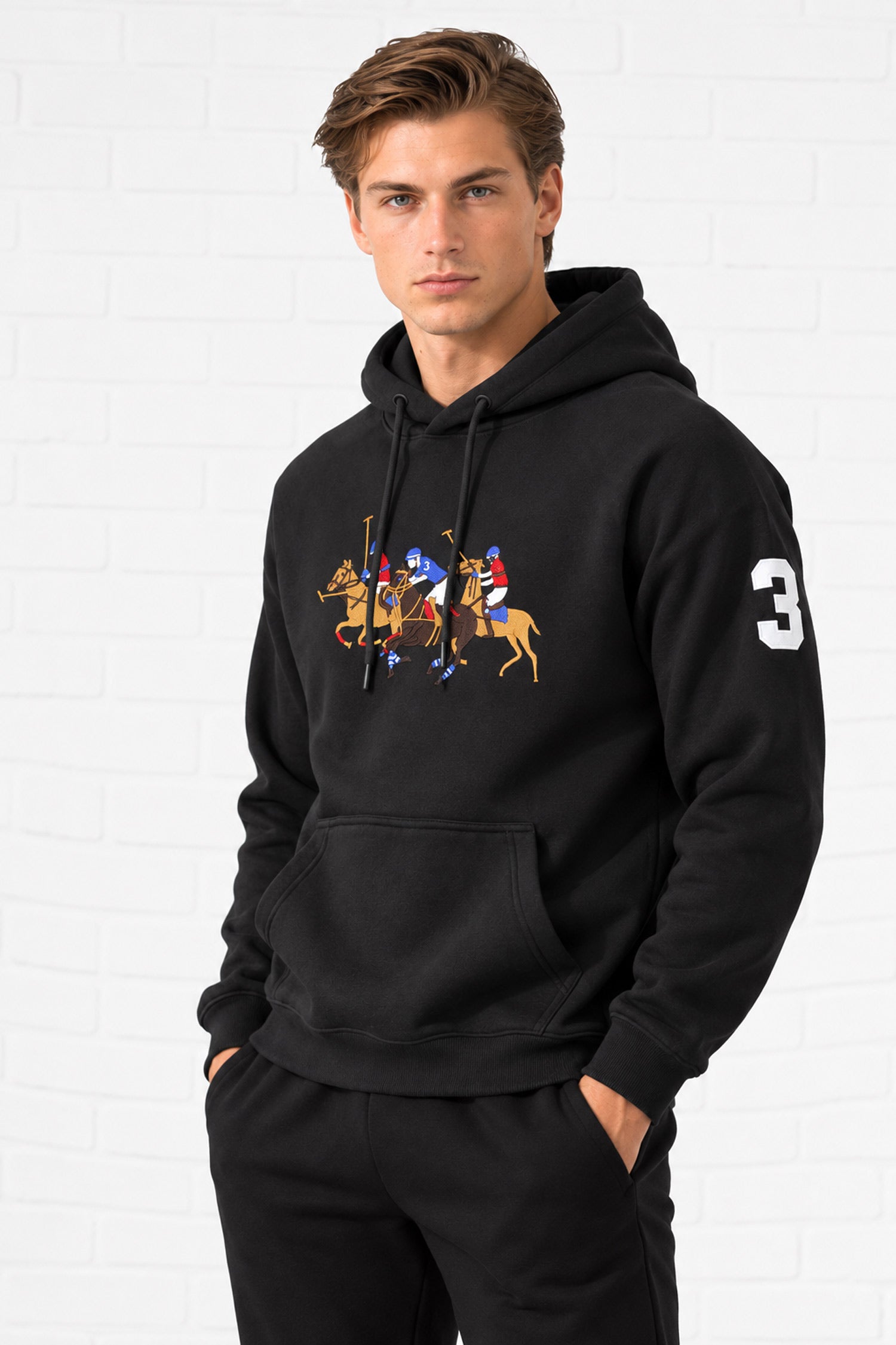 Polo Raph Luren Triple-Pony Men's Hoodie