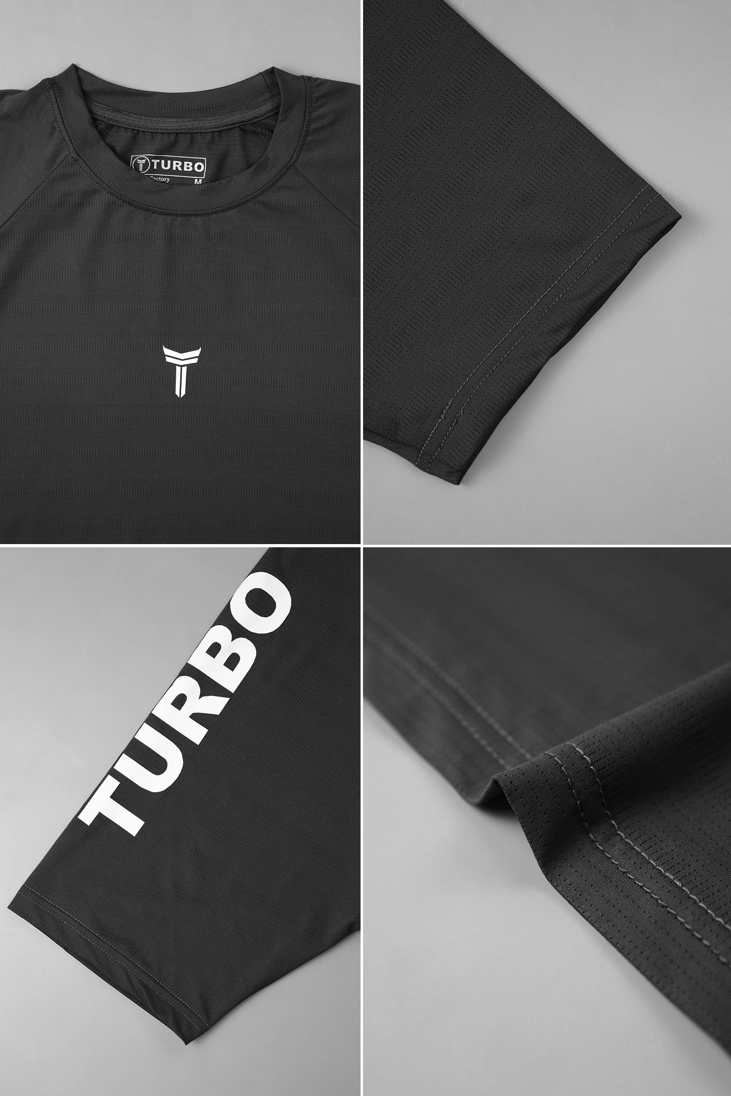 Turbo 'Statement Sleeve' Raglan Dry-Fit Tee