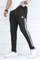 Adds Premium Tri-Line Quick-Dry Slim-Fit Trouser In Black