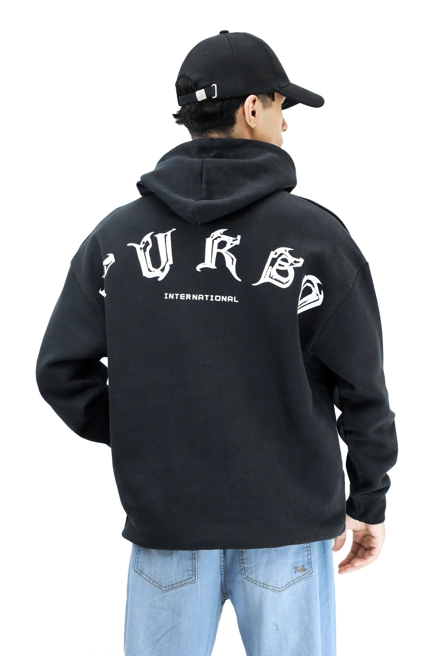 Turbo Designer Motif Fleece Hoodie