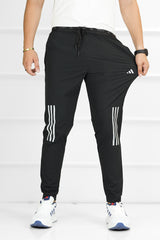 Adds Alpha Strength Micro Premium Sportswear Trouser In Black