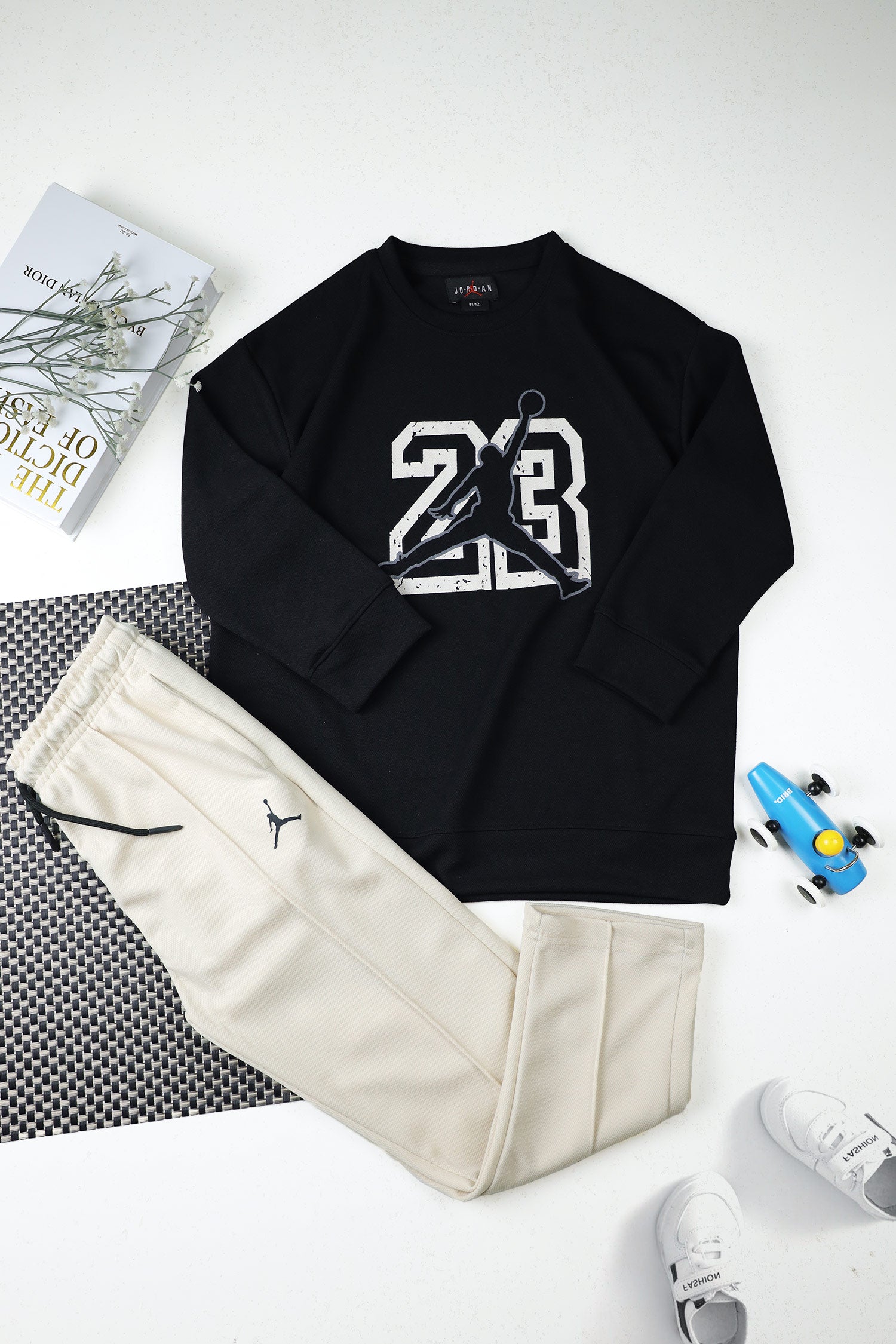 Jrdn Flight Essential Oversized Unisex Kids Tracksuit