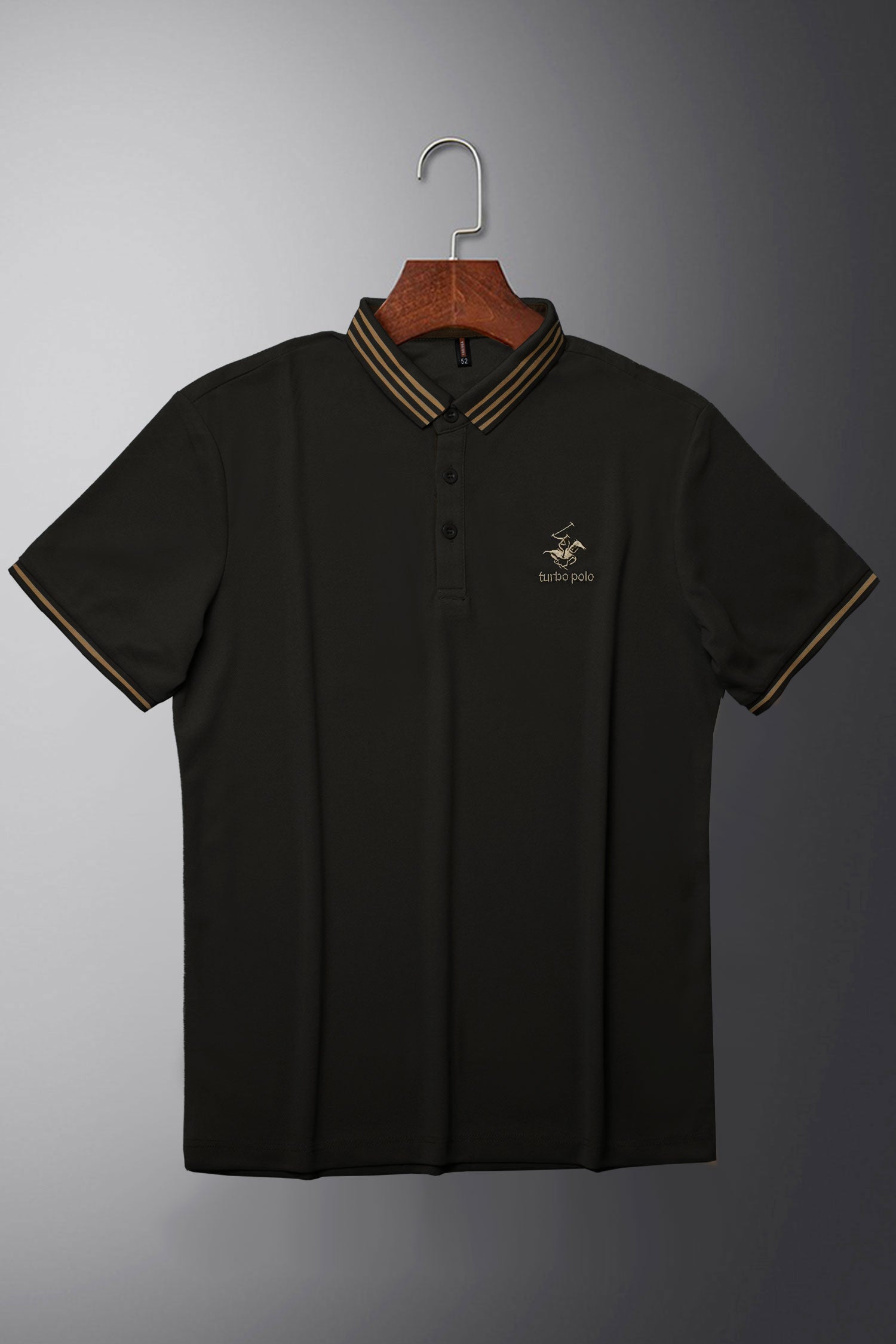 Turbo Polo Spring Lapel Horse Men's Polo Shirt