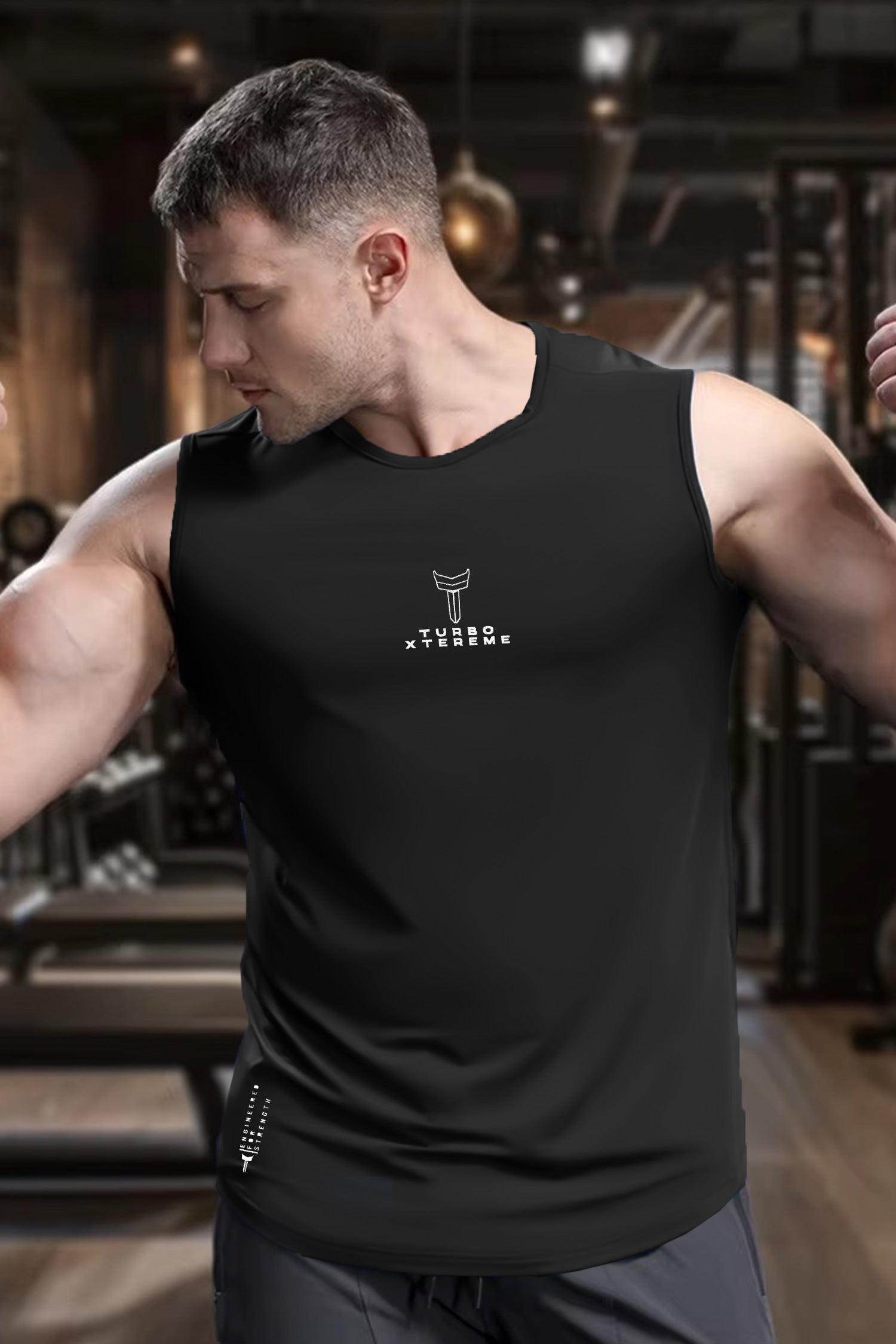 Turbo 'Xtreme Cut' Muscle Performance Men Sando
