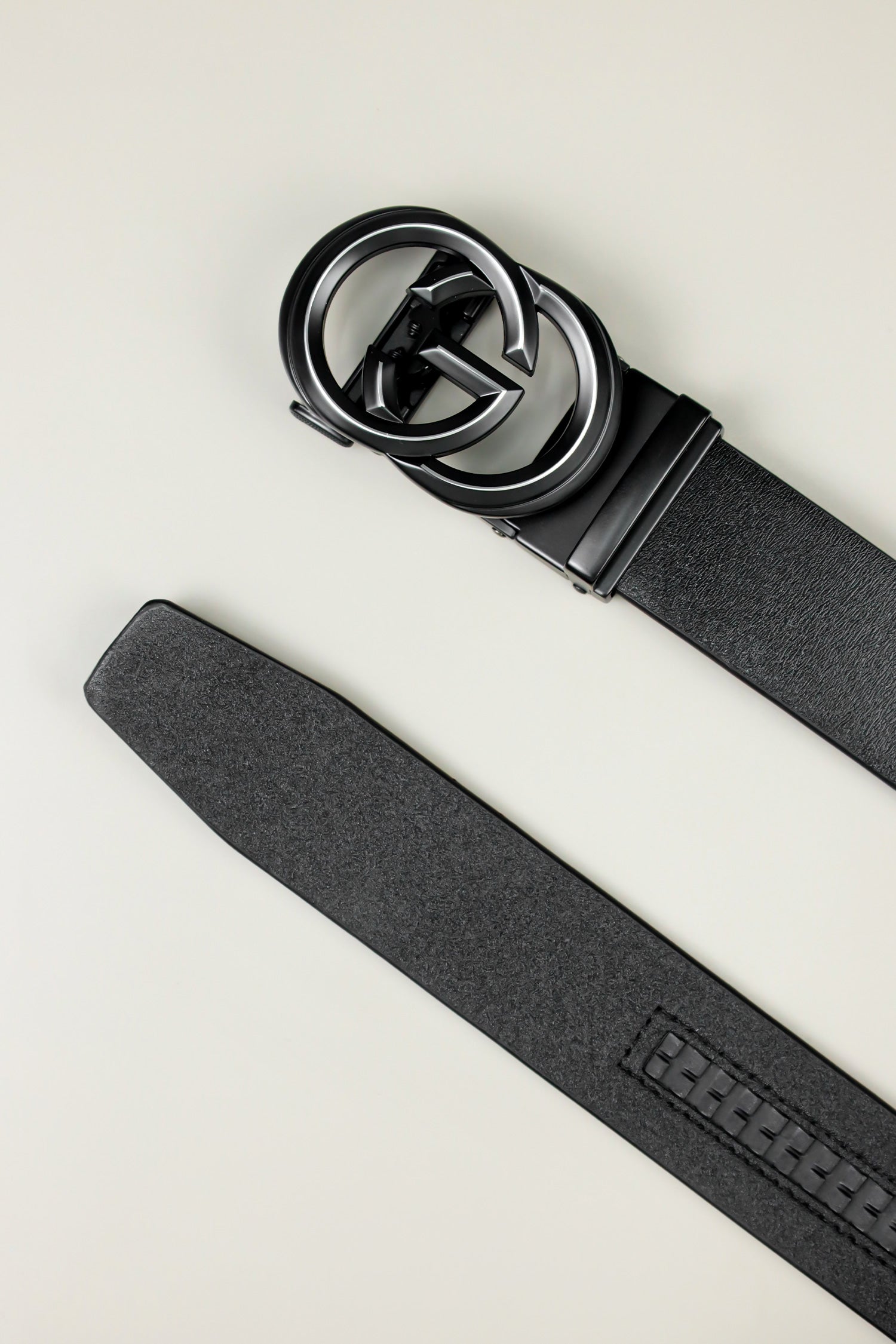 G Metal Alloy Automatic Buckle Branded Belt
