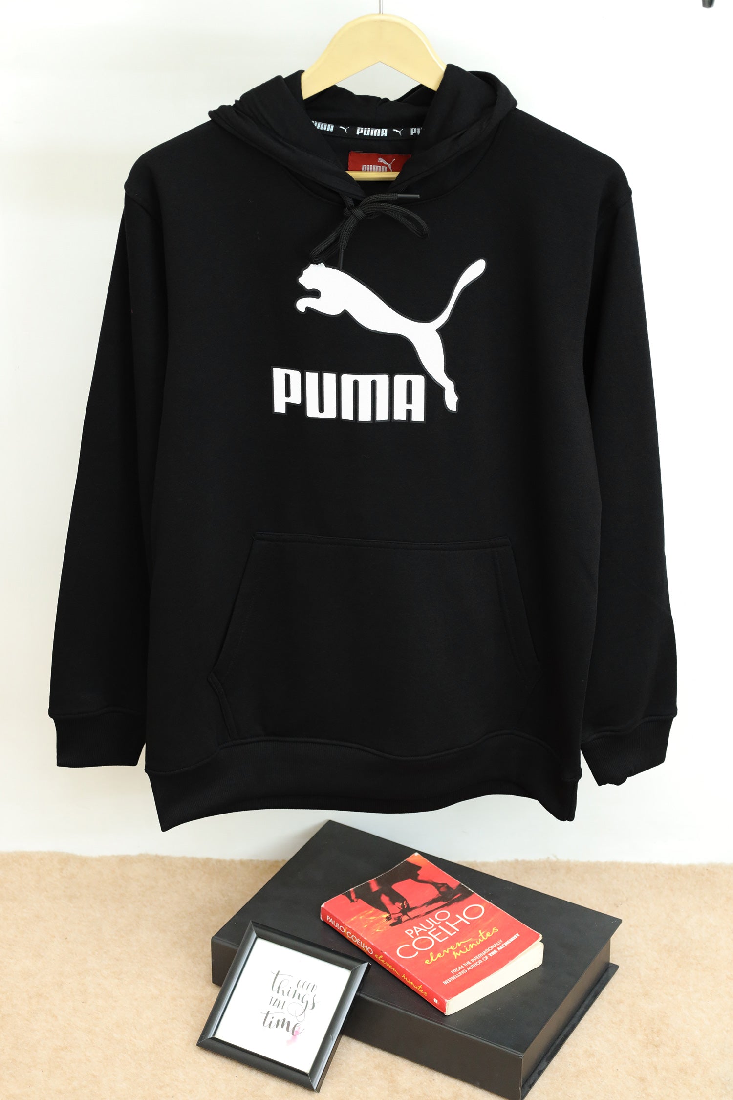 Pma Graphic Printed Logo Essential Fleece Hoodie