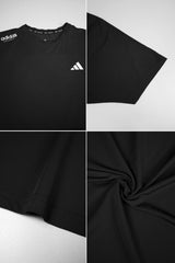 Adds Training Hit Workout Fitness Dry-Fit Tee In Black