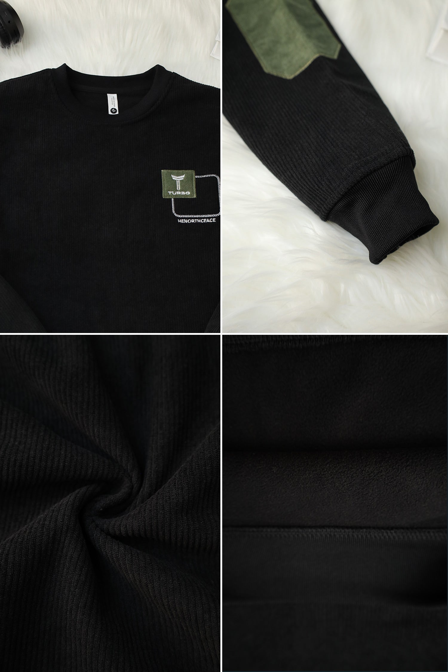 Turbo KnitWear Round Neck Men's Sweatshirt