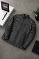 Men's synthetic insulation Imported Pu Puffer Jacket