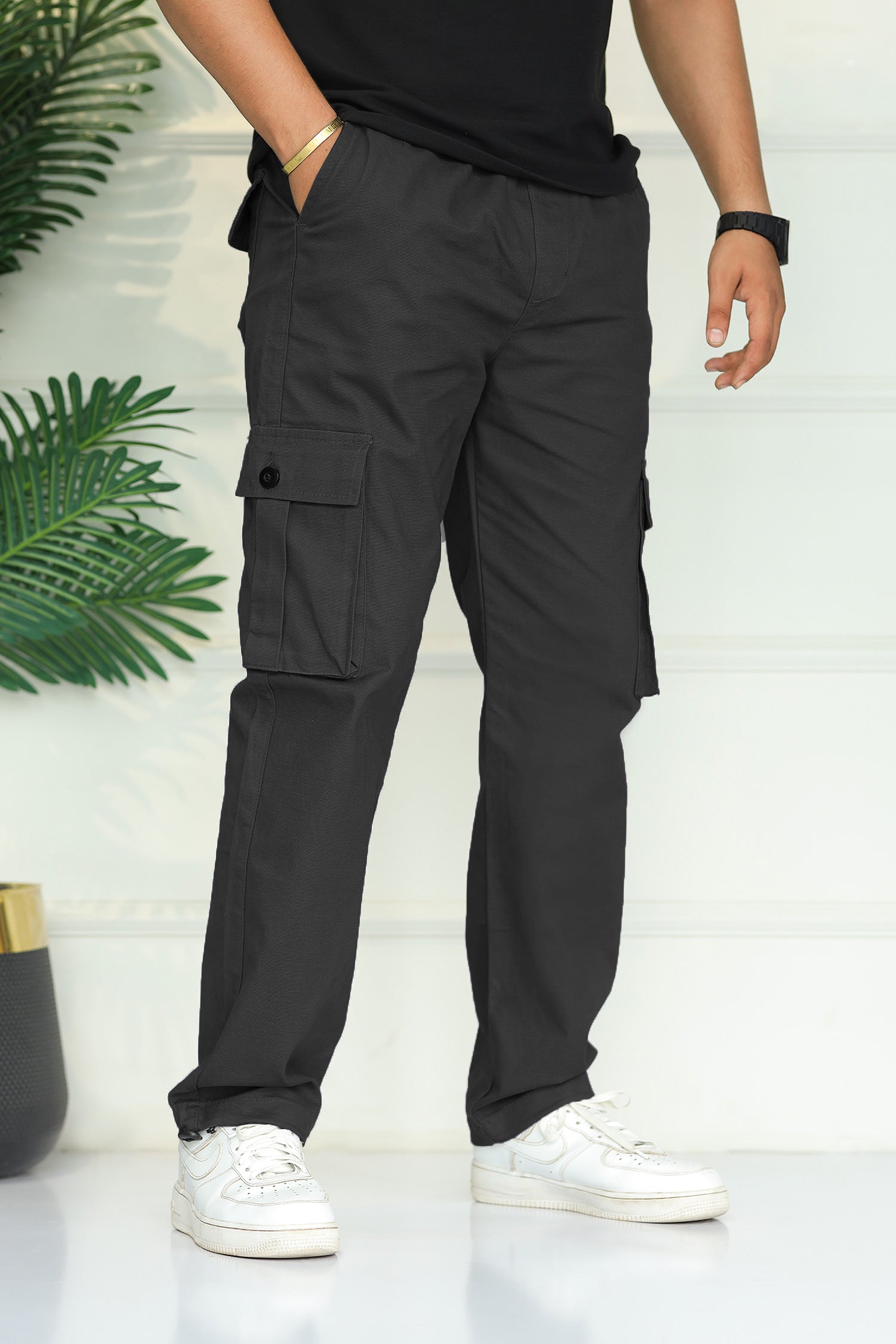 Turbo's 6 Pockets Loose Bottom Cargo Trouser