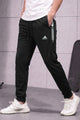 Adds Iconic Style Dry-Fit Trouser In Black