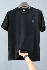LogoMania Flock Big Size Crew Neck Tee
