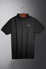 Rph Lren Polo Classic Fit Men's Polo Shirt In Black