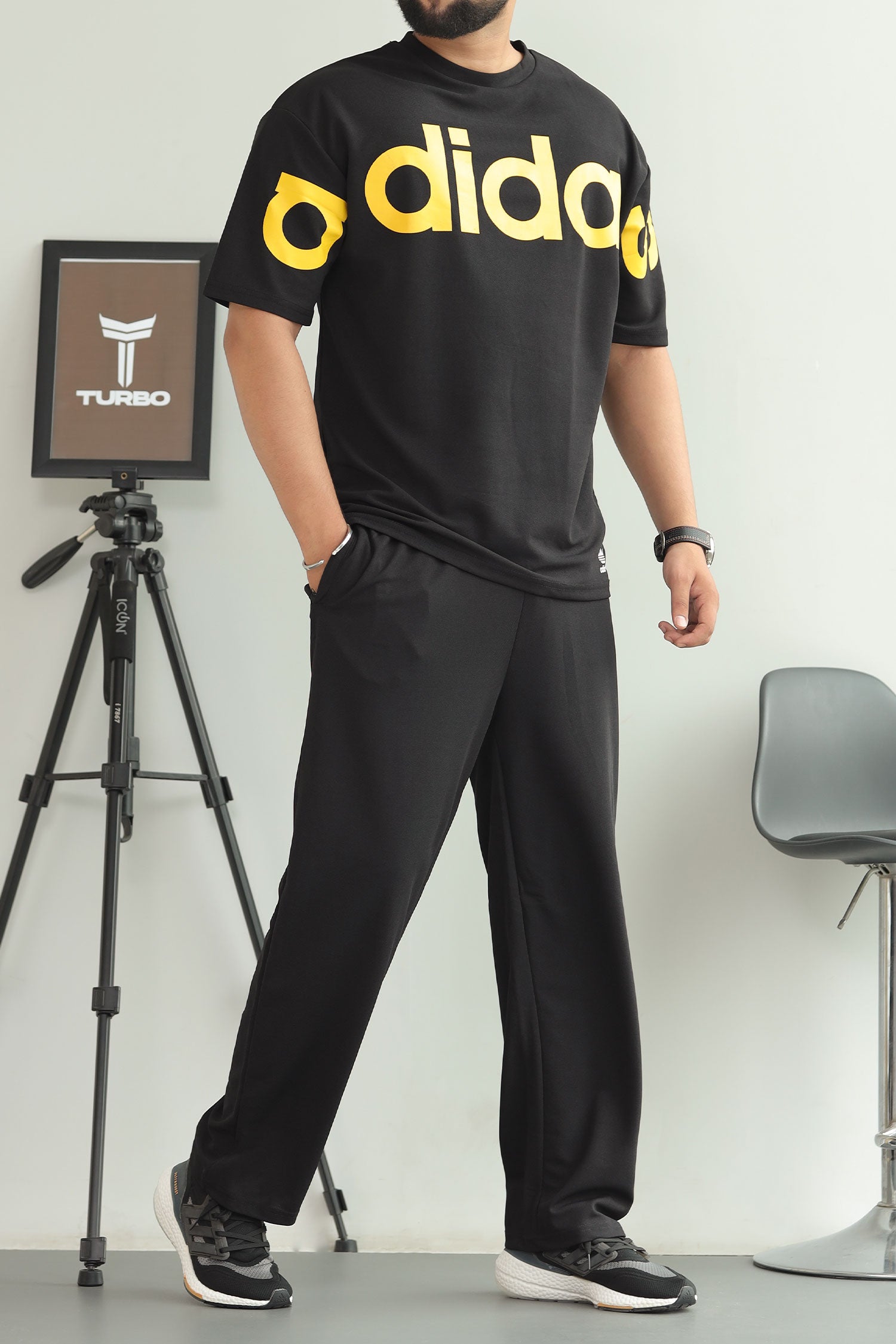 Adds Drop Shoulder Quick-Dry Tracksuit