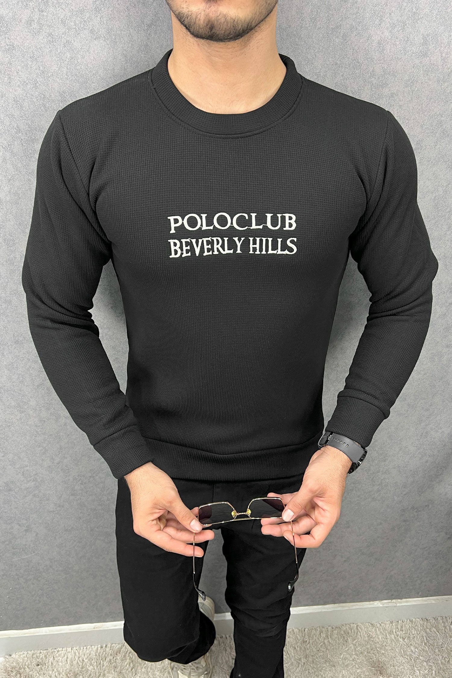 Polo Club Round Neck Imported Men's Sweatshirt