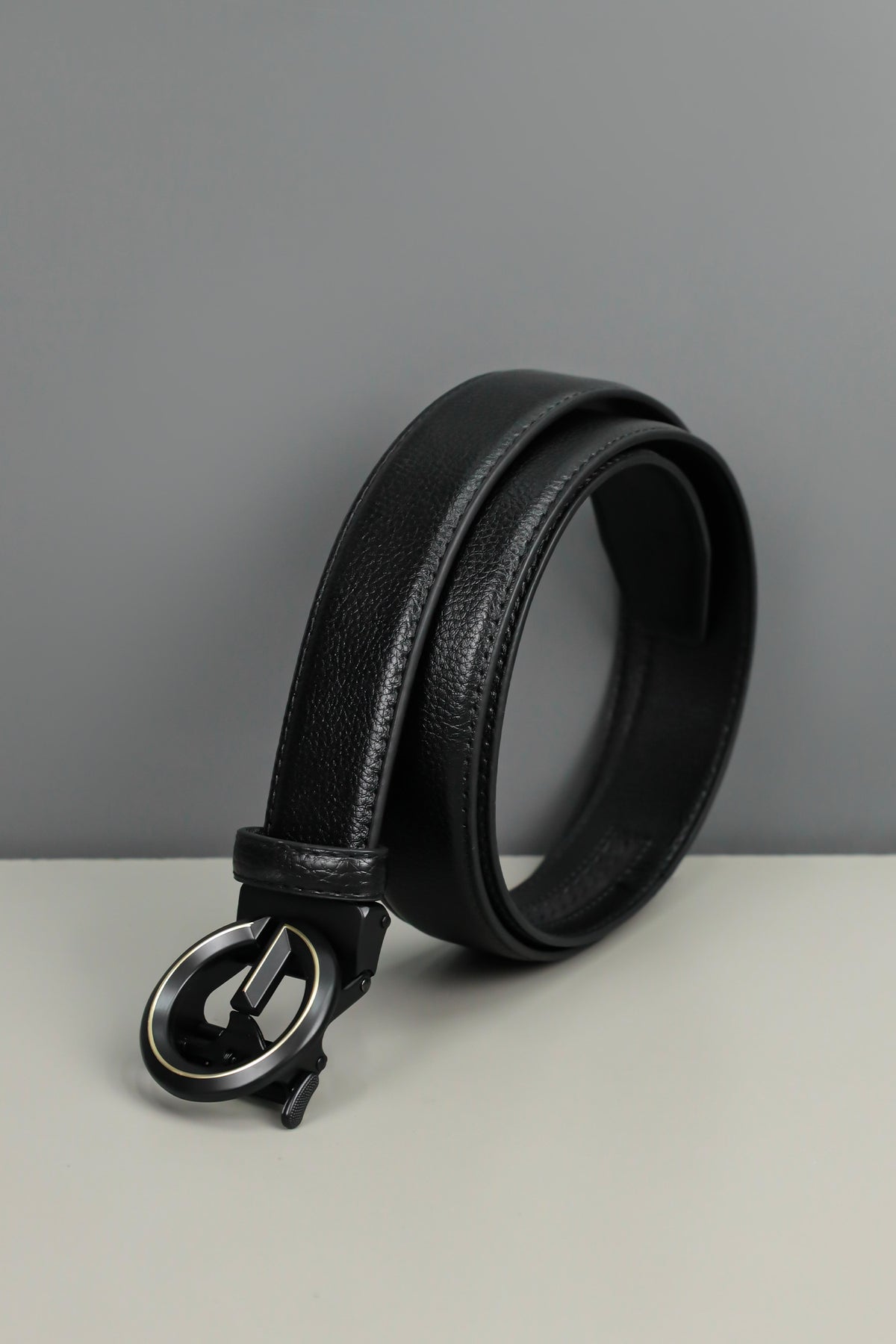 G Metal Alloy Automatic Buckle Branded Belt