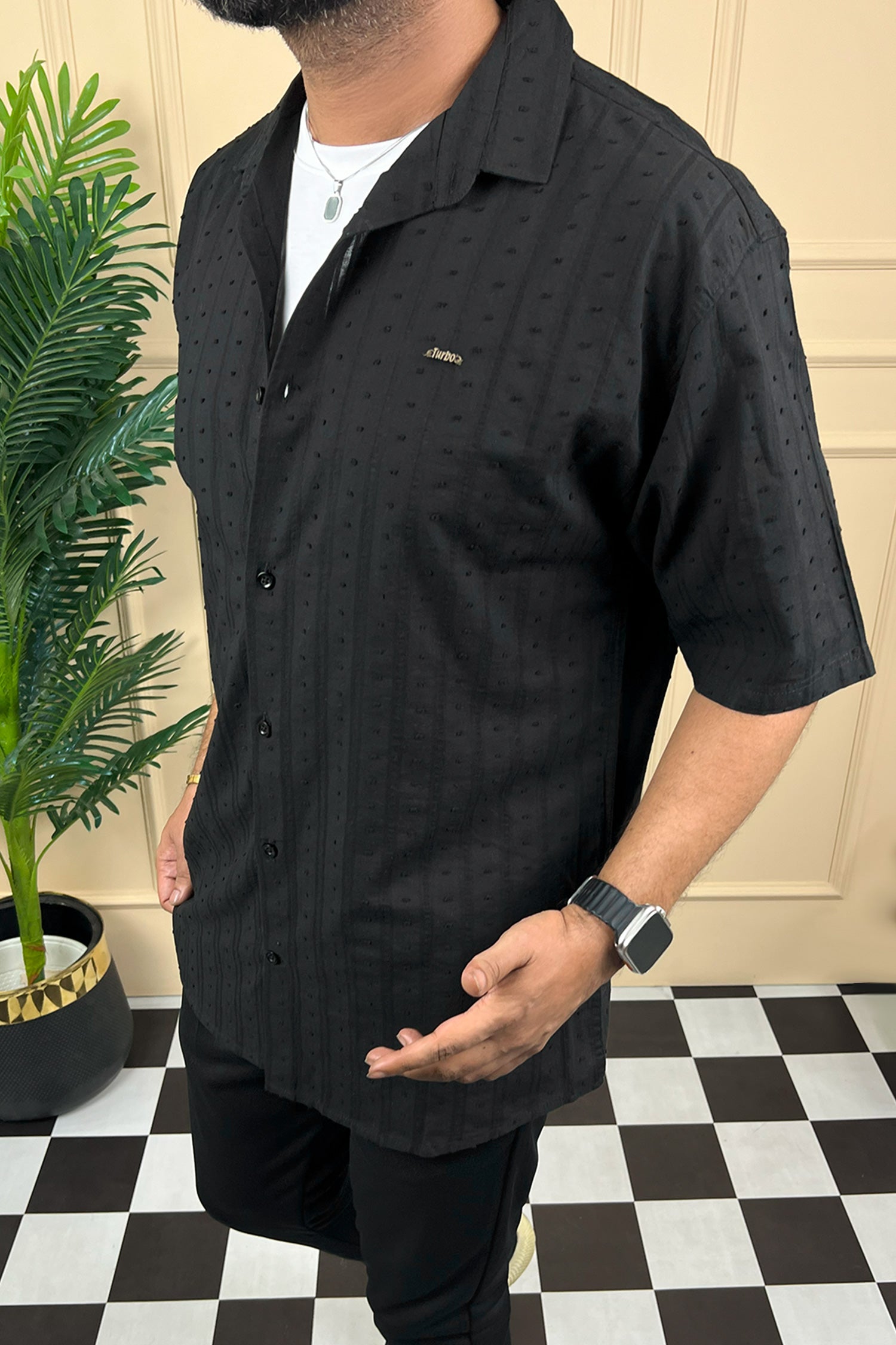 Turbo Puff Clasic Thread Casual Shirt