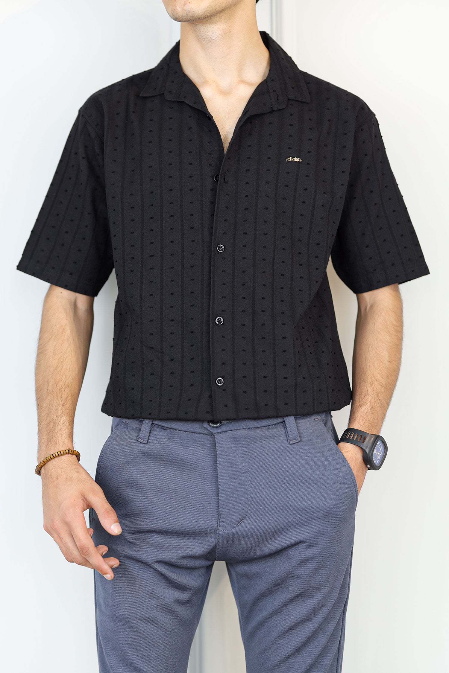 Turbo Puff Clasic Thread Casual Shirt