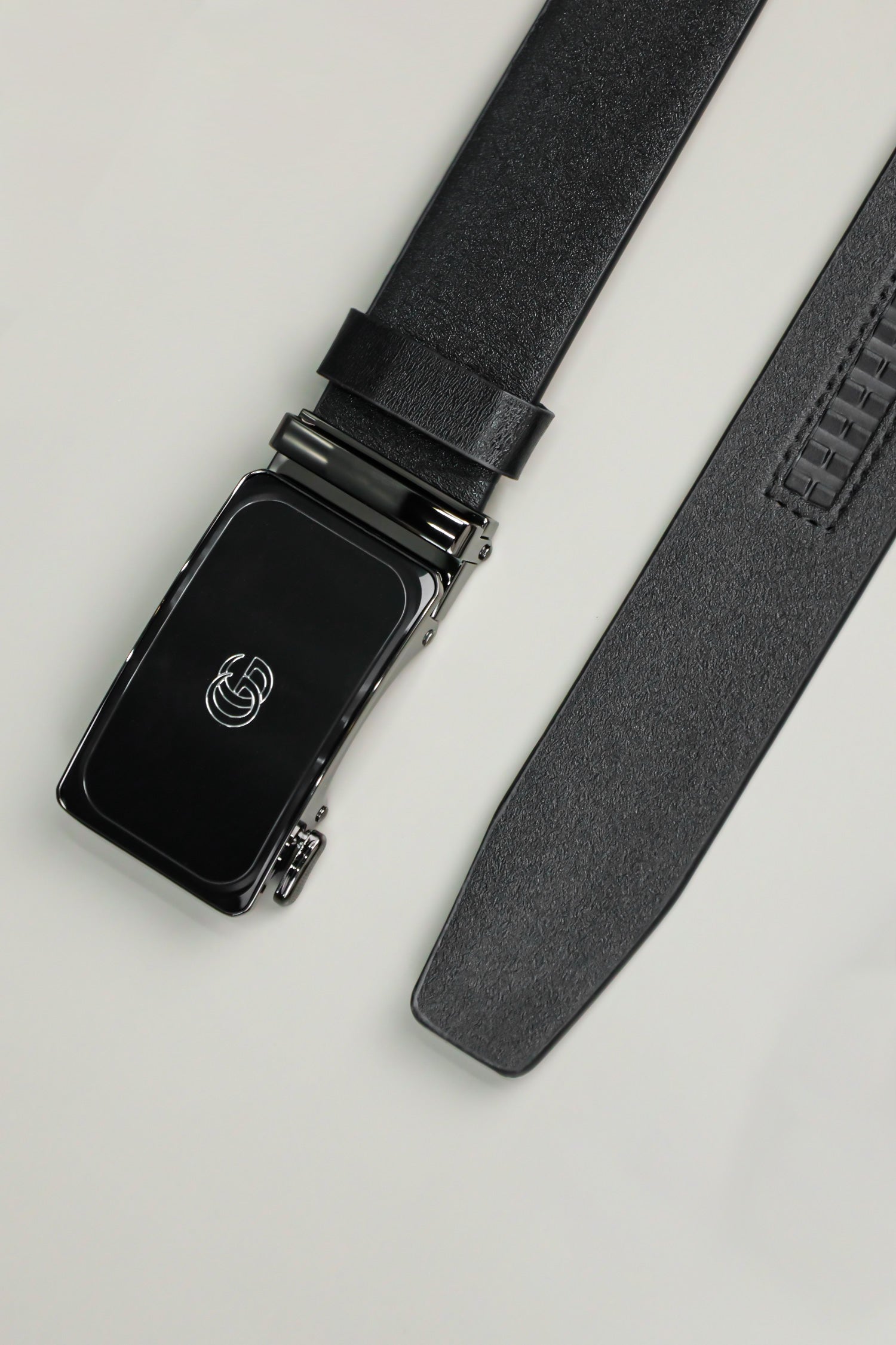 G Metal Alloy Automatic Buckle Branded Belt