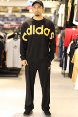 Adds Spellout Crew Round Neck Tracksuit