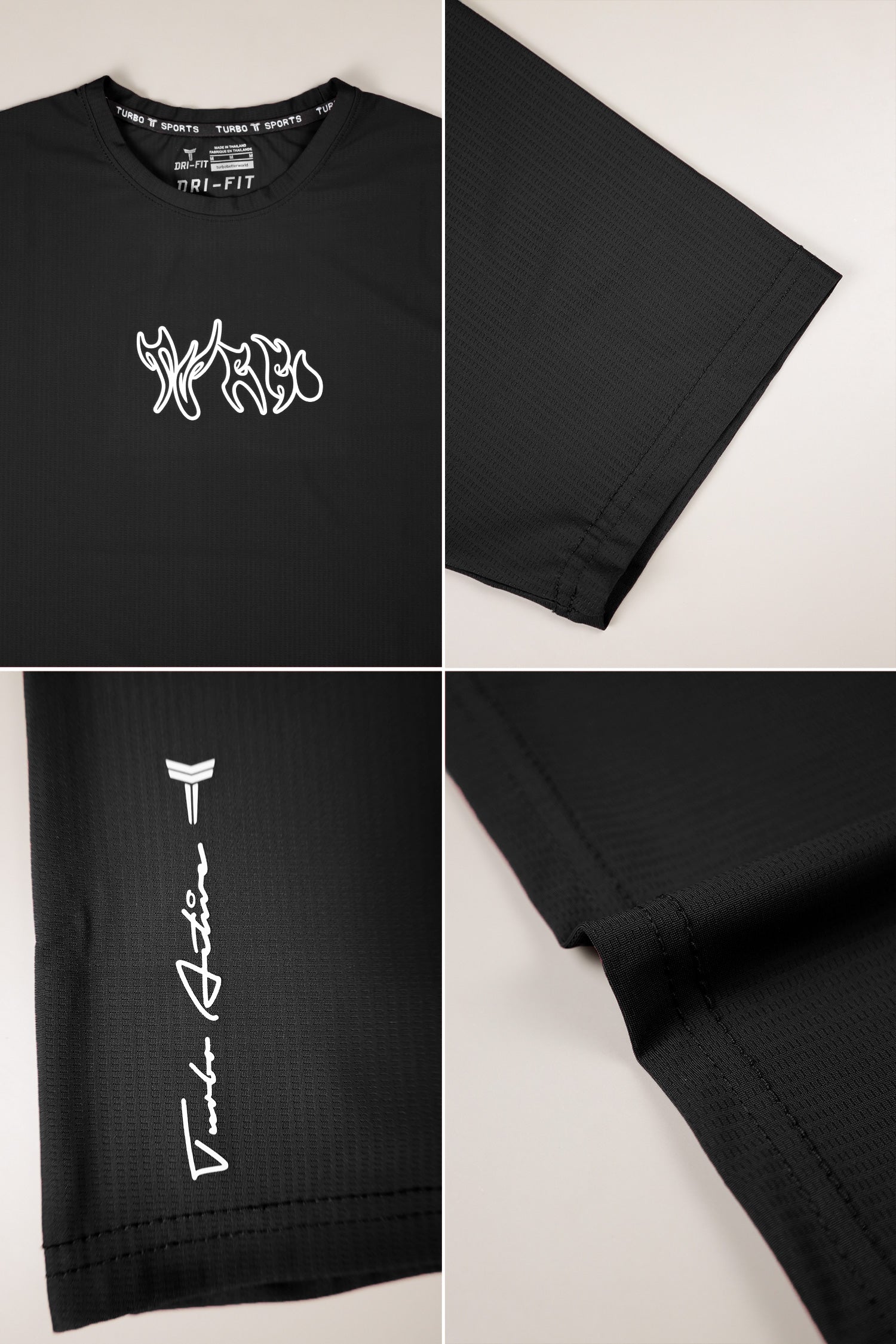 Turbo 'Action-Ready' Graphic Mesh Dry-Fit Tee