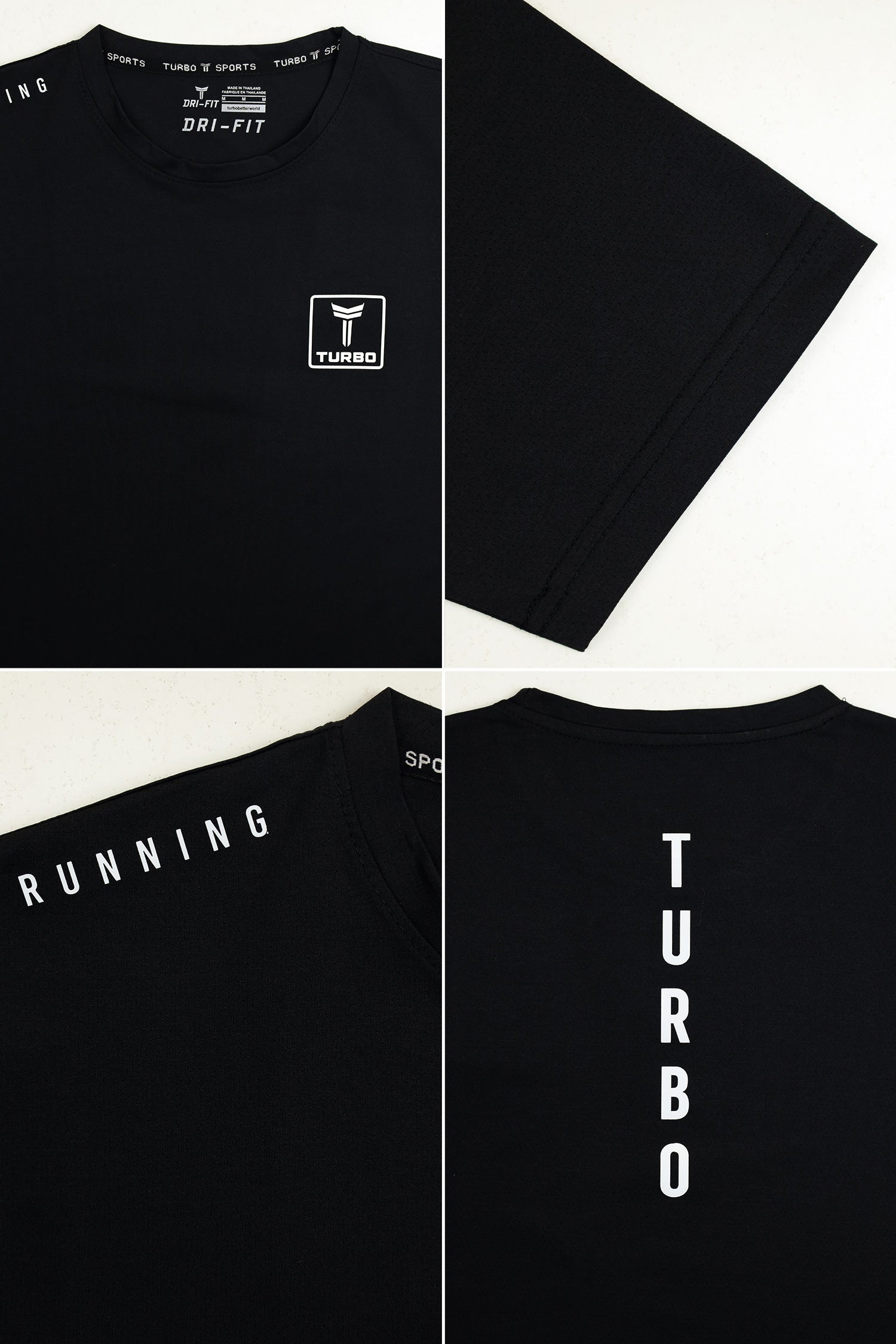 Turbo 'Aero-Flow' Perforated Running Dry-Fit Tee