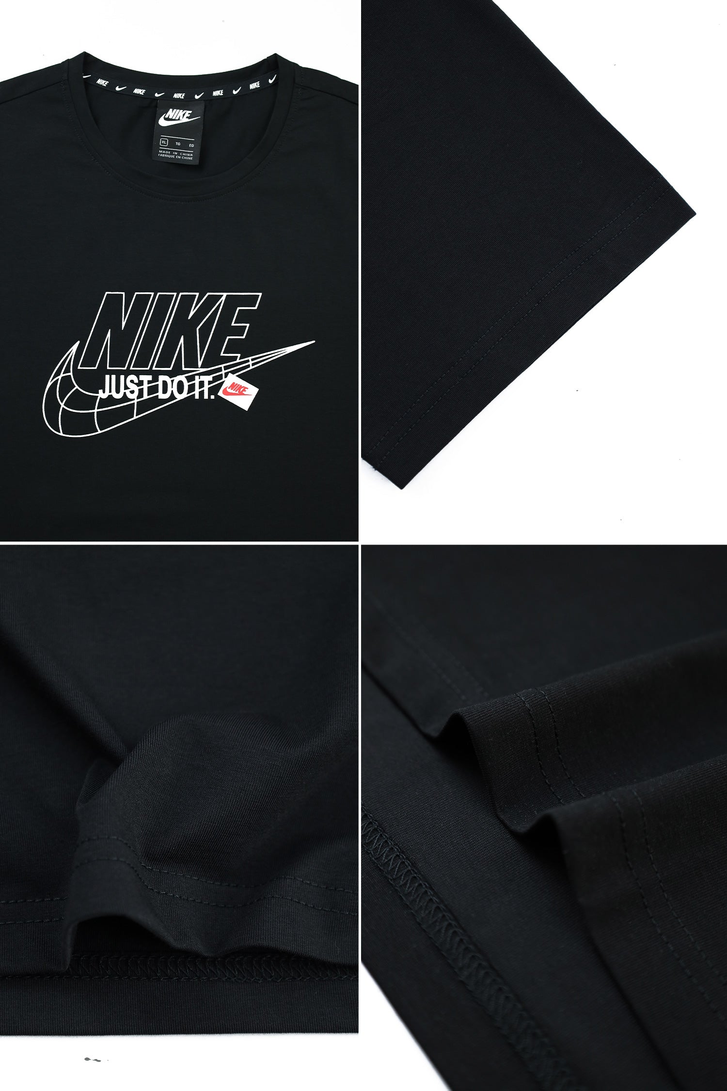 Nke Swoosh Gridline Training Round Neck T-Shirt