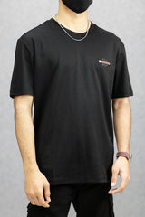 Cool Comfort Imported Round Neck T-Shirt In Black
