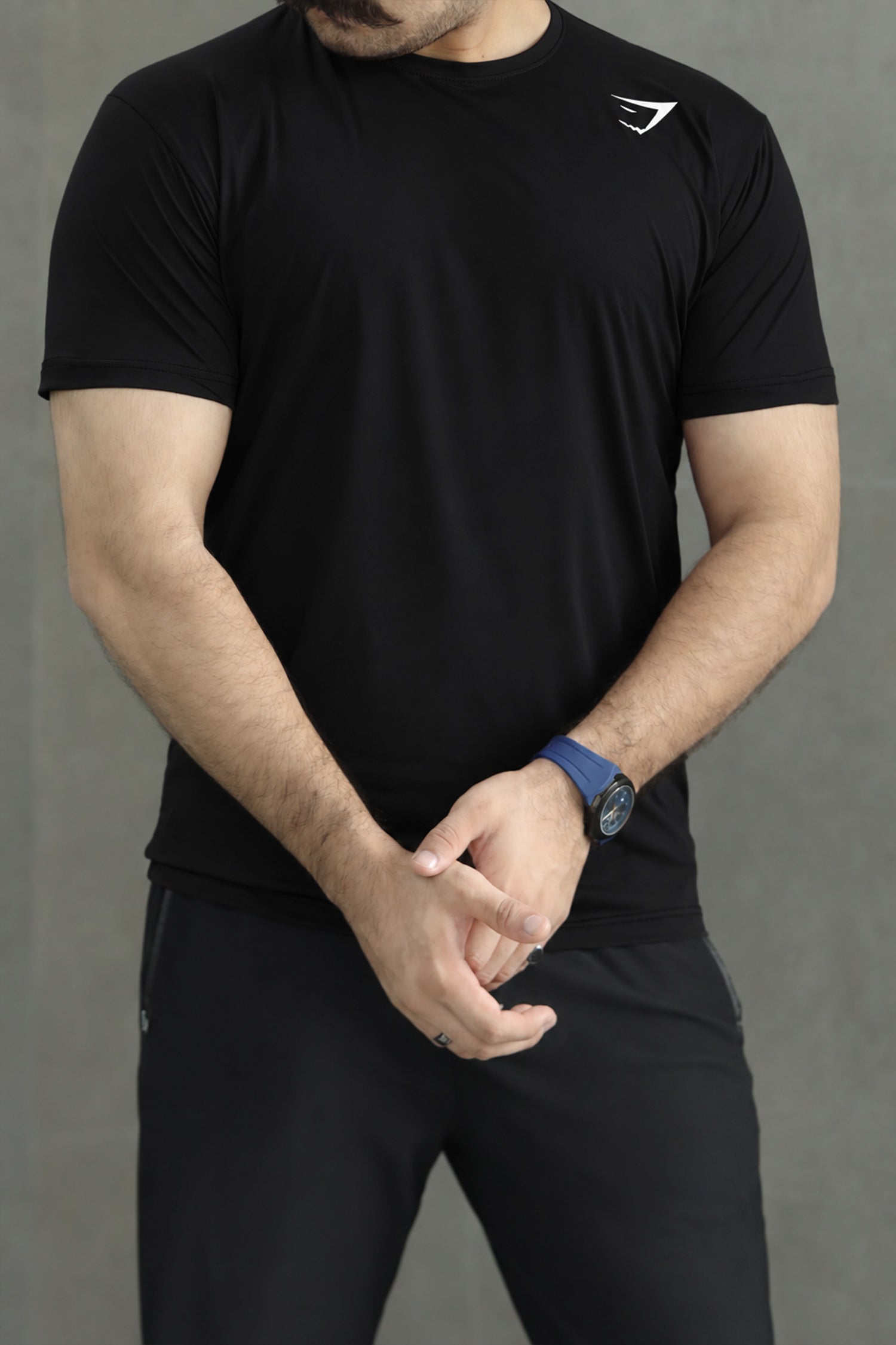 Gym Shrk Strength Arrival Dry-Fit Tee