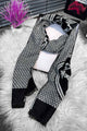 Hrms Chevron Herringbone Pattern Imported Men's Wool Muffler