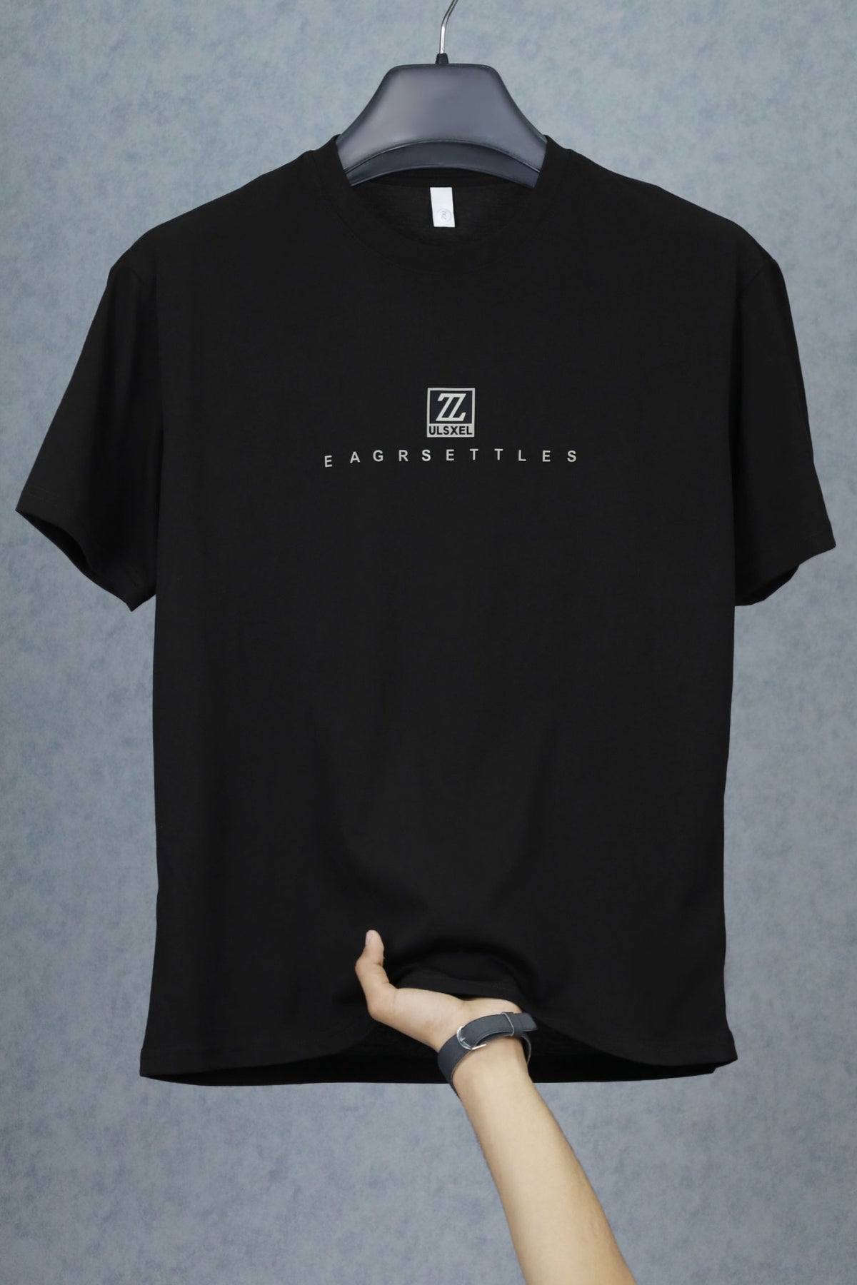 Heads Up Fashion Crew Neck Tee In Black